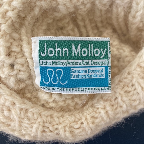 John Molloy Vintage Genuine Donegal 100% Virgin Wool Handknit Hat - Picture 8 of 12